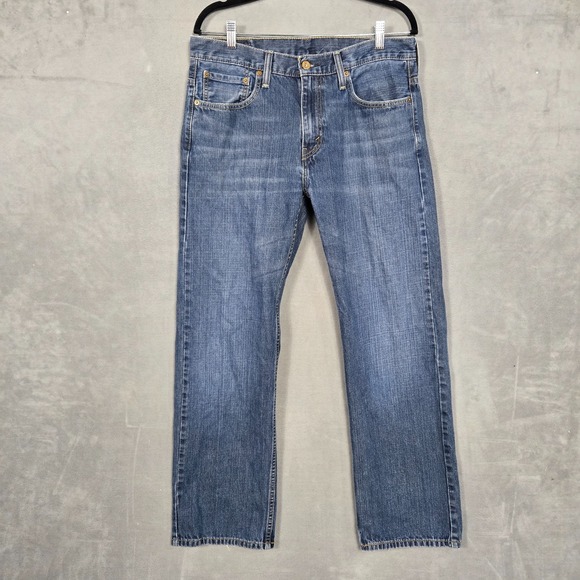 Levis 569 Jeans Mens 32x32 (fits 33x31) Loose Straight Distressed 100% cotton - Picture 1 of 10